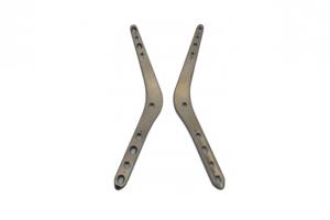 L-shaped fusion steel plate